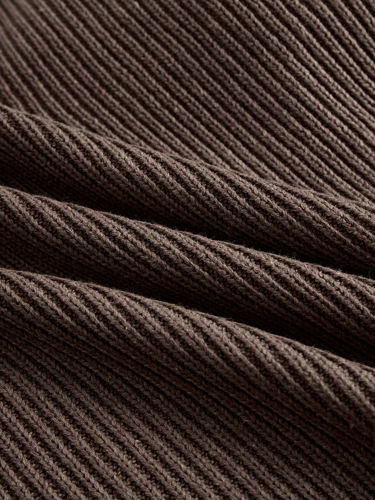 Robe en Tricot à Ourlet Volanté