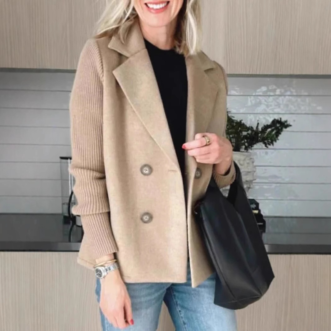 BLAZER CHIC EN MAILLE DOUCE