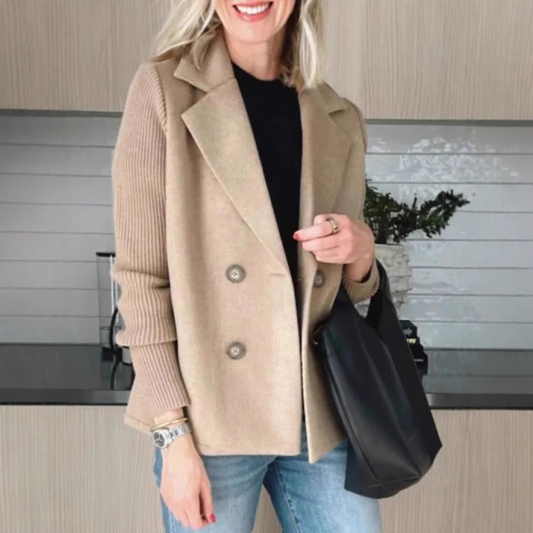 BLAZER CHIC EN MAILLE DOUCE