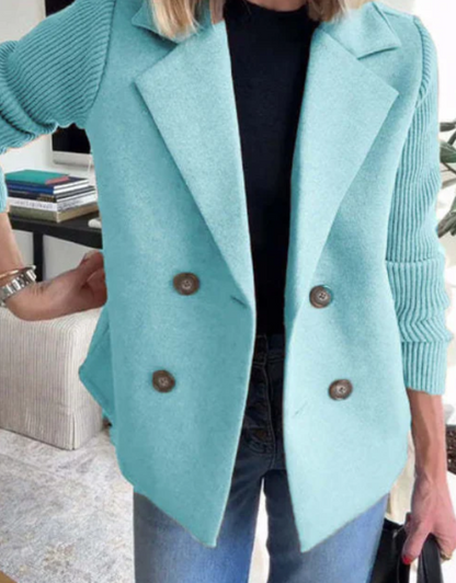 BLAZER CHIC EN MAILLE DOUCE