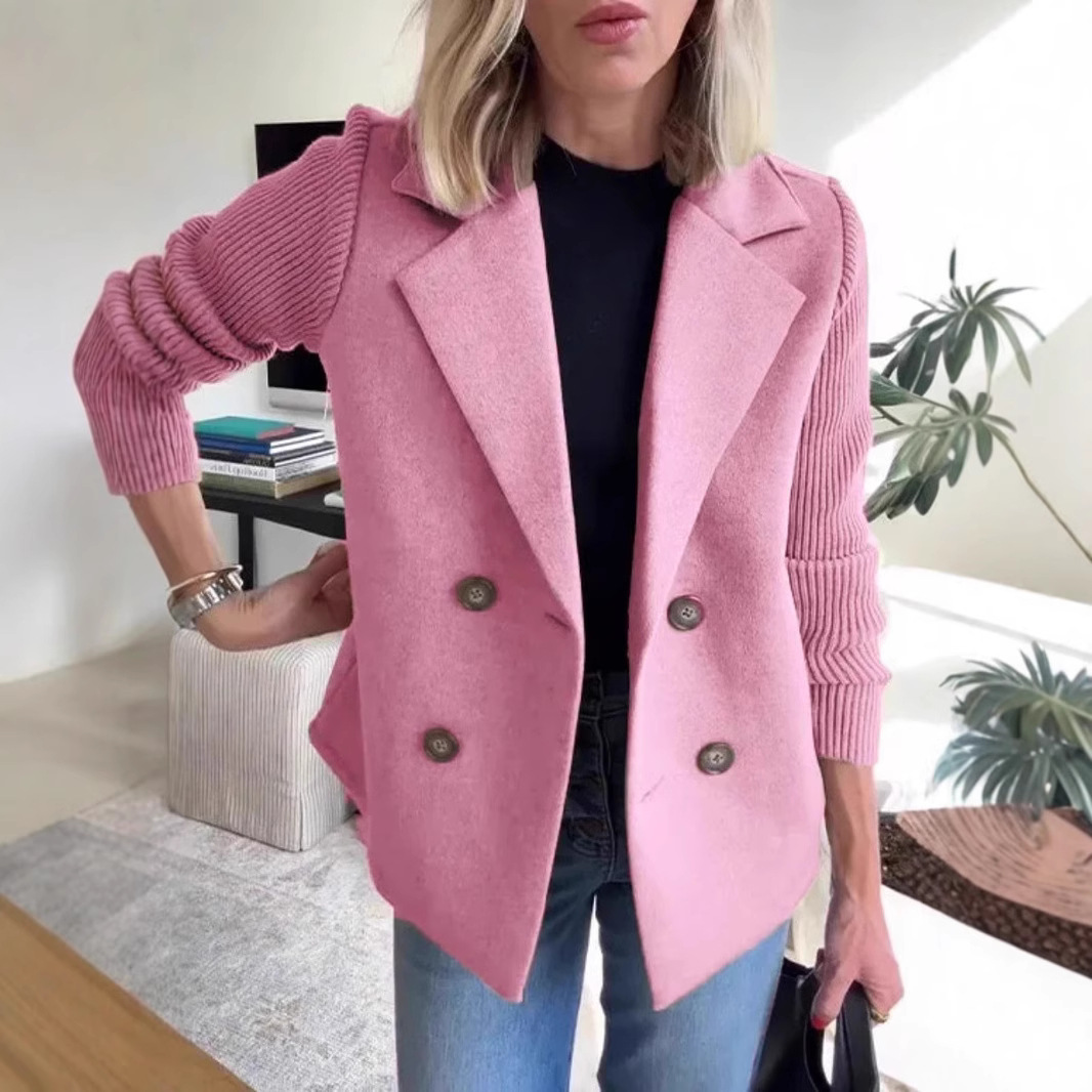 BLAZER CHIC EN MAILLE DOUCE