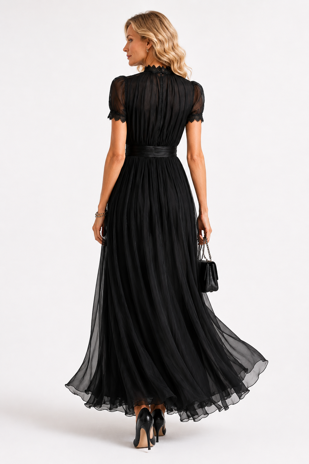 Robe Longue en Chiffon