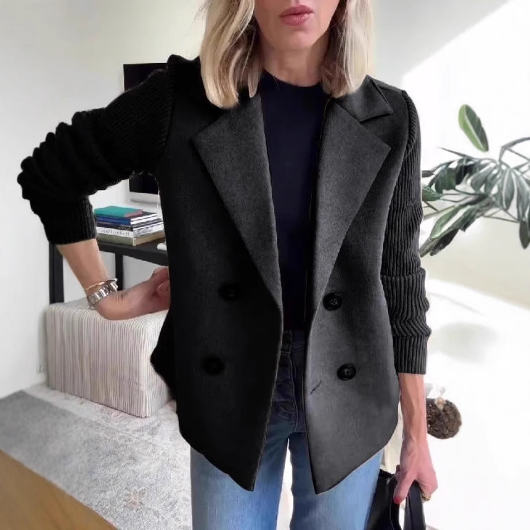 BLAZER CHIC EN MAILLE DOUCE