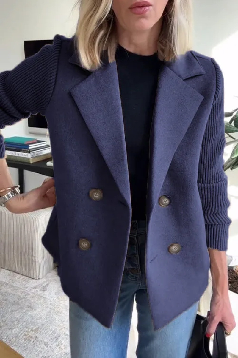 BLAZER CHIC EN MAILLE DOUCE