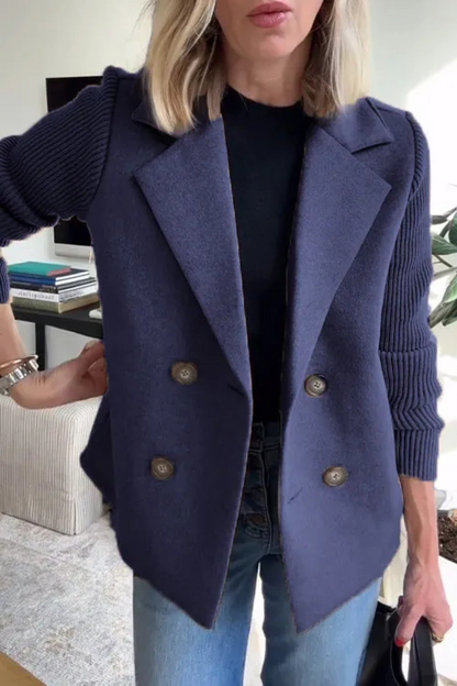 BLAZER CHIC EN MAILLE DOUCE