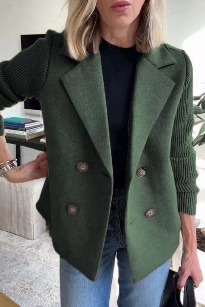 BLAZER CHIC EN MAILLE DOUCE