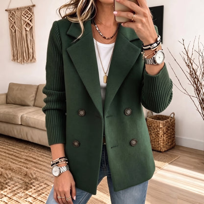 BLAZER CHIC EN MAILLE DOUCE